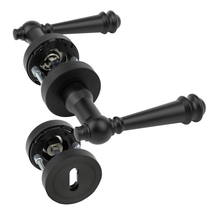 Rosettengarnitur Castle schwarz