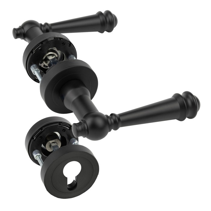 Rosettengarnitur Castle schwarz