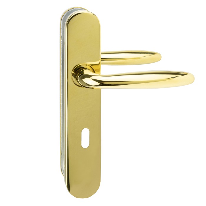 Langschildgarnitur Traum Messing