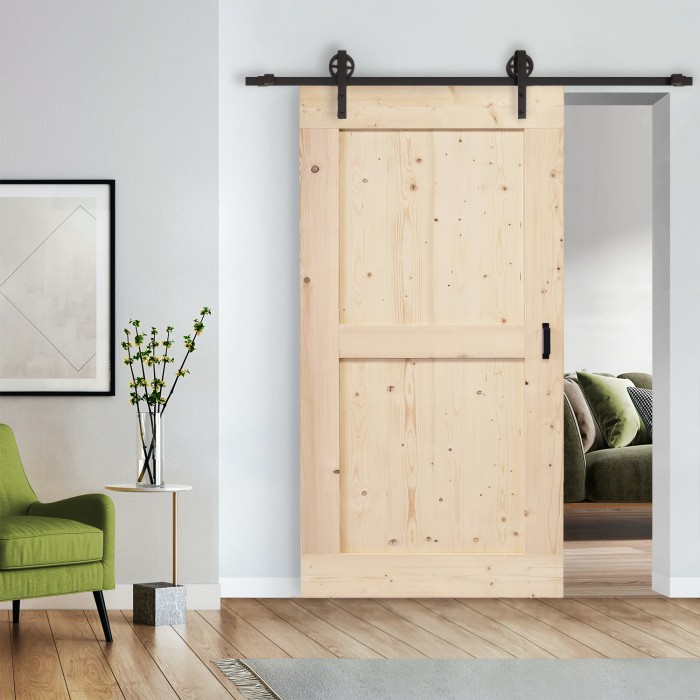 Komplettset Holzschiebetür