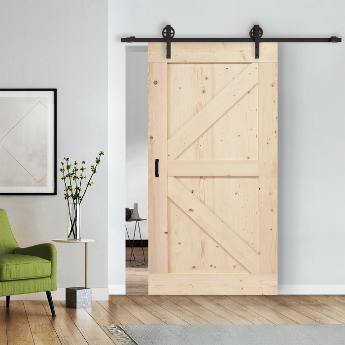Komplettset Holzschiebetür