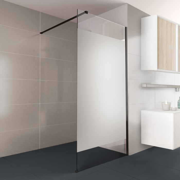Walk-In Dusche Klarglas mit Design