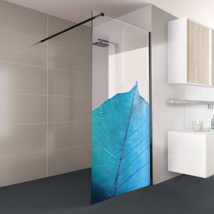 Walk-In Dusche Klarglas mit Design