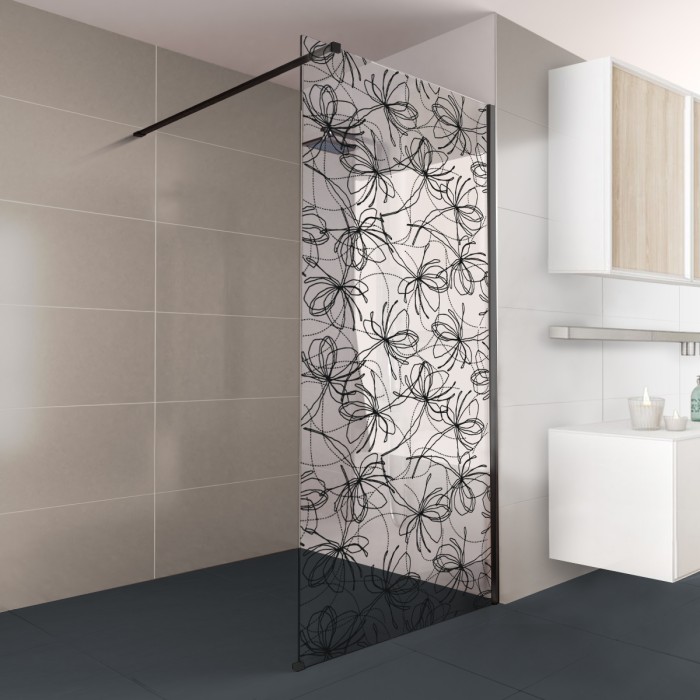 Walk-In Dusche Klarglas mit Design