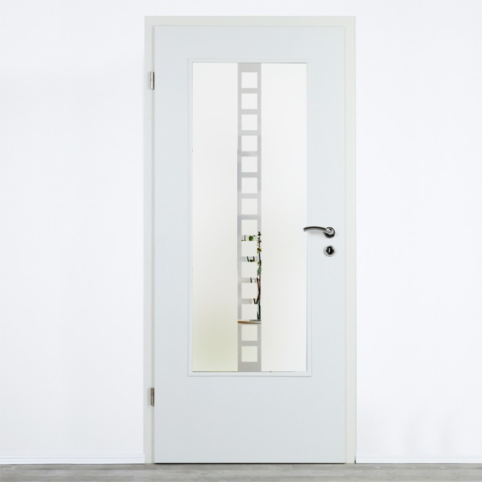 Glaseinsatz Klarglas mit Design
