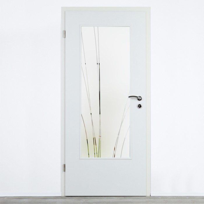 Glaseinsatz Klarglas mit Design