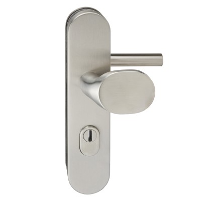 Schutzbeschlag Edelstahl PZ / 72 mm mit Kernziehschutz