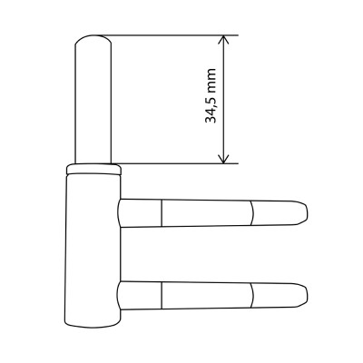 Rahmenteil extra Lang für Glastüren