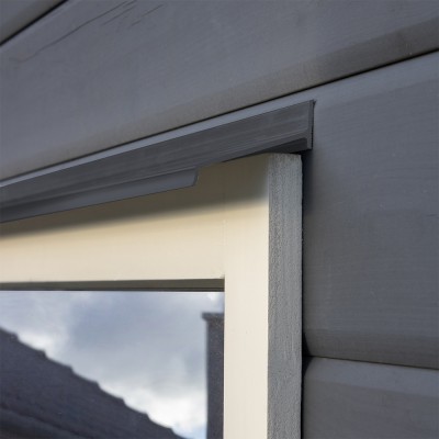 Wetterschenkel Alu RAL 7016 anthrazit Länge wahlweise