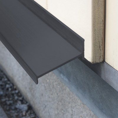 Wetterschenkel Alu RAL 7016 anthrazit Länge wahlweise