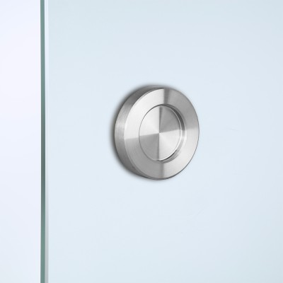 Griffmuschelpaar Edelstahl matt