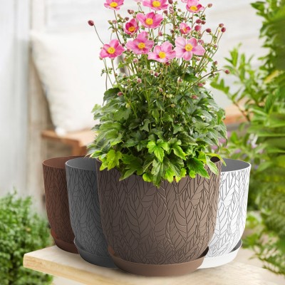 Blumentopf Linea Mood Line leaf