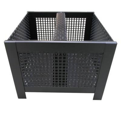 Pelletsbrennkorb eckig