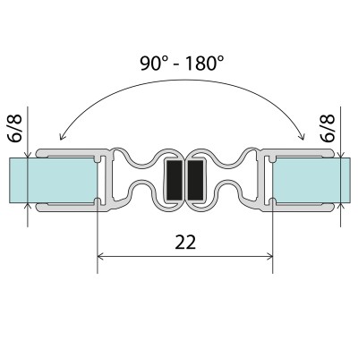 Magnetschienenset
