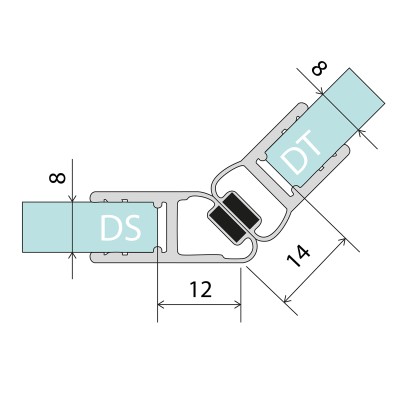 Magnetschienenset