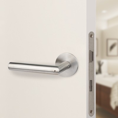 Drückergarnitur Yuna Quick Lock Edelstahl Classik WC / Bad