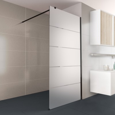 Walk-In Dusche Klarglas mit Design