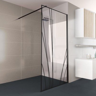 Walk-In Dusche Klarglas mit Design