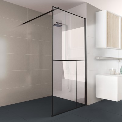 Walk-In Dusche Klarglas mit Design