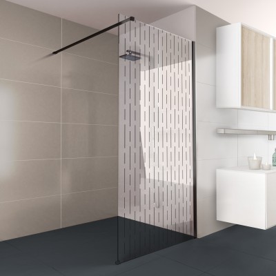 Walk-In Dusche Klarglas mit Design