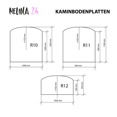 Glasbodenplatte Klar 6 mm