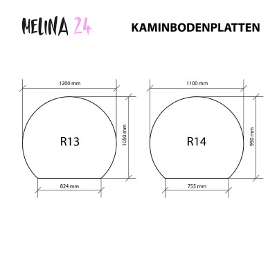 Glasbodenplatte Klar 6 mm