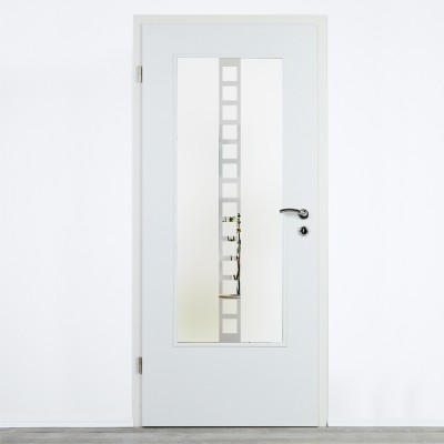 Glaseinsatz Klarglas mit Design