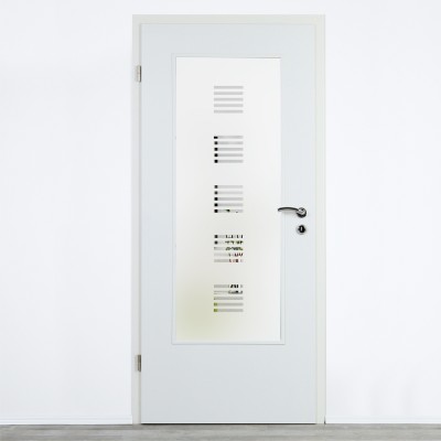 Glaseinsatz Klarglas mit Design