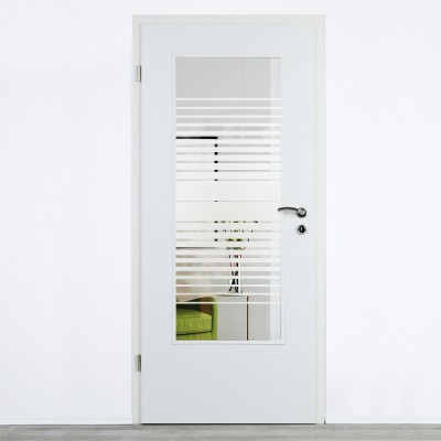 Glaseinsatz Klarglas mit Design