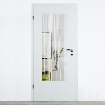 Glaseinsatz Klarglas mit Design