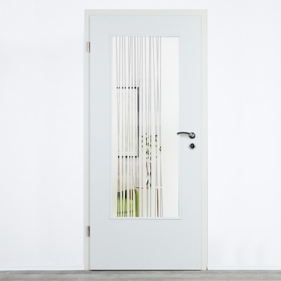 Glaseinsatz Klarglas mit Design