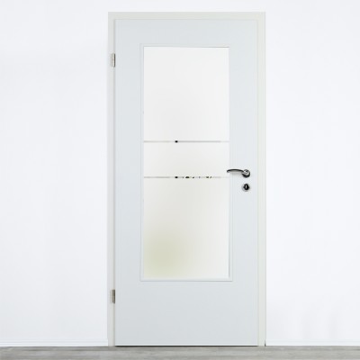 Glaseinsatz Klarglas mit Design