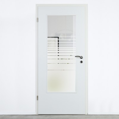 Glaseinsatz Klarglas mit Design