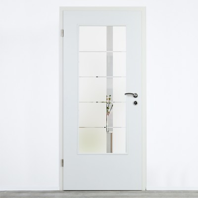 Glaseinsatz Klarglas mit Design