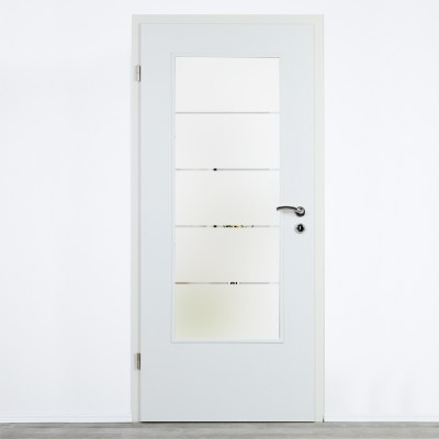 Glaseinsatz Klarglas mit Design