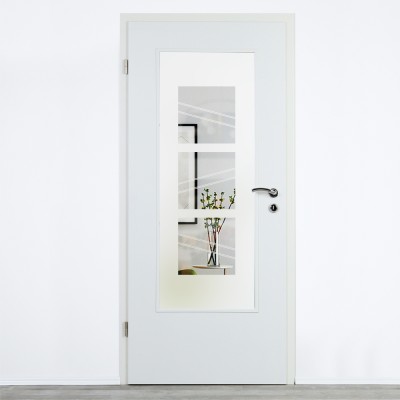 Glaseinsatz Klarglas mit Design