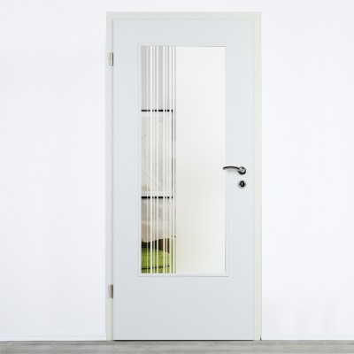 Glaseinsatz Klarglas mit Design