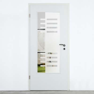 Glaseinsatz Klarglas mit Design