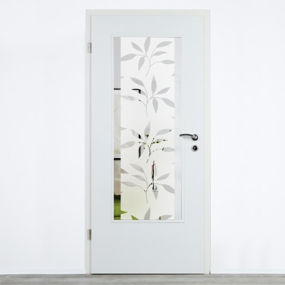 Glaseinsatz Klarglas mit Design