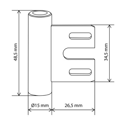 Rahmenbandteil - Metall V 8000 WF