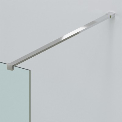 Set Duschprofil chromfarben für 8 mm Glas